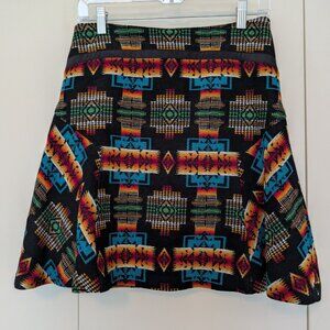 Pendleton Vintage Fit Miniskirt Chief Joseph pattern